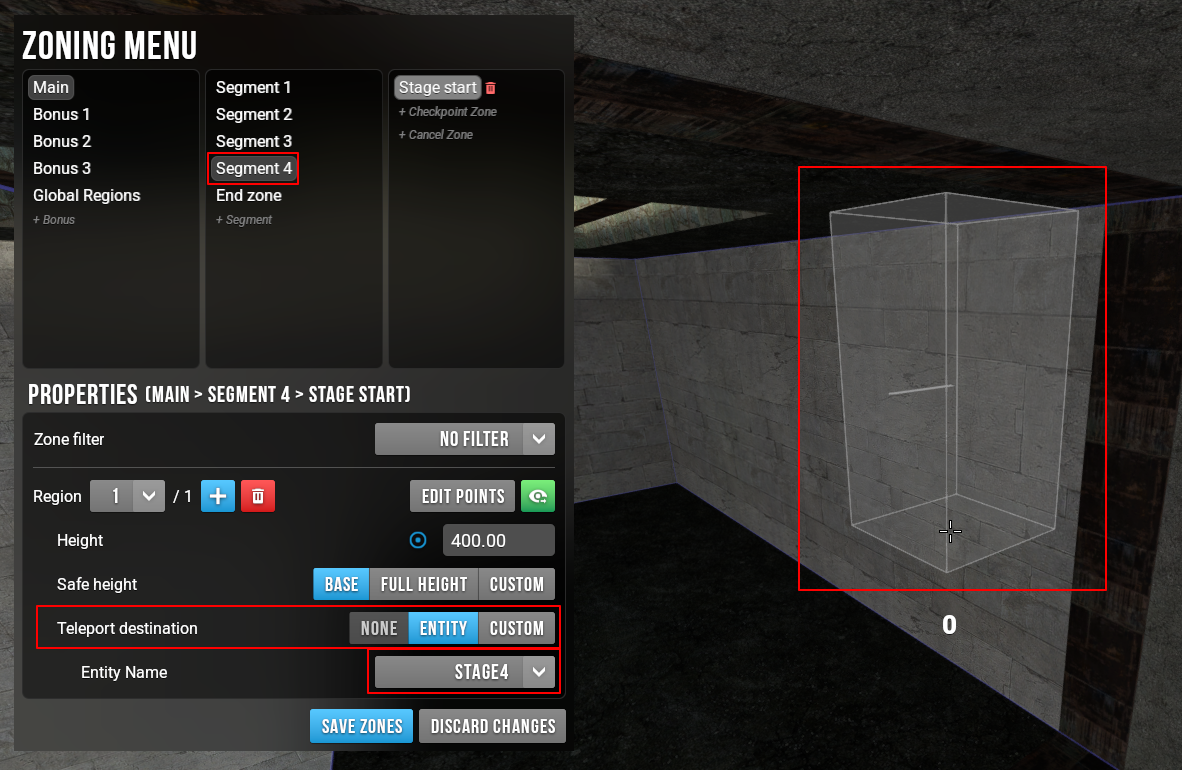 Teleport Destination