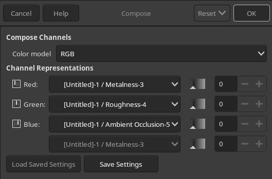 GIMP Compose Window