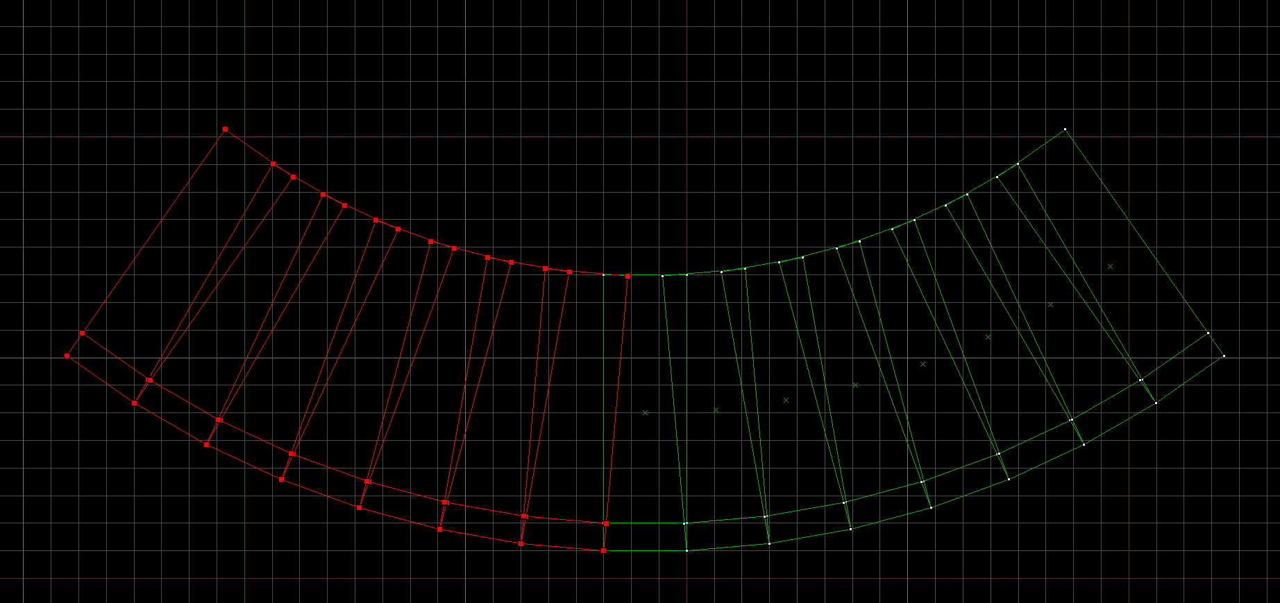 copied ramp mirrored